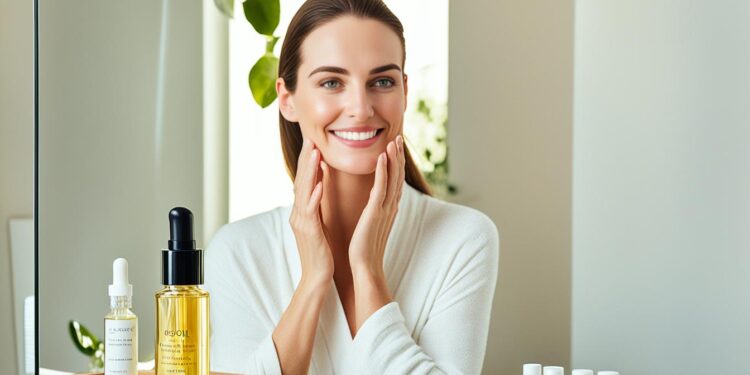 Gesichtspflege mit Gesichtsöl