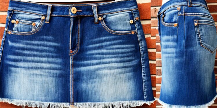 Denim Jeansrock