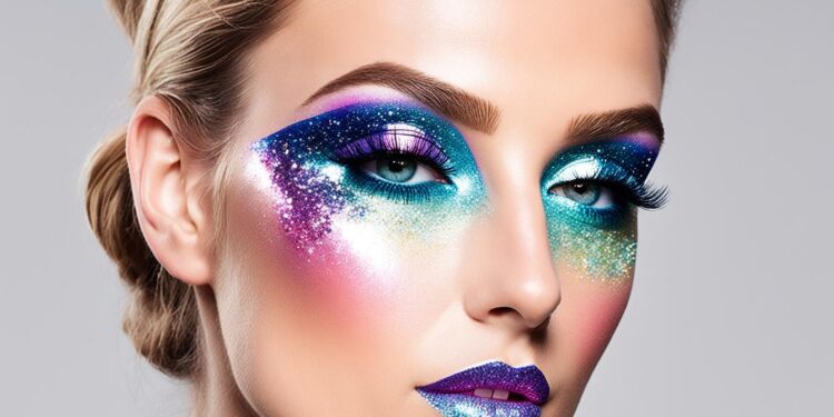 Festival-Glitter-Look