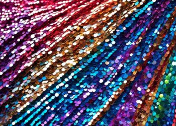 Paillettenrock Glitzer