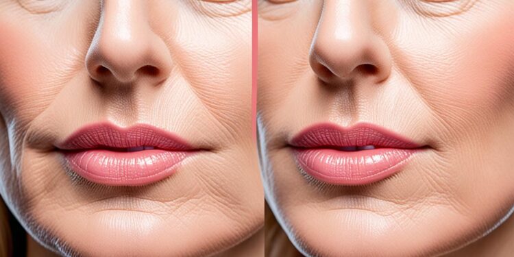 chirurgische Lippenvergrößerung