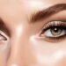 einfaches augen-make-up