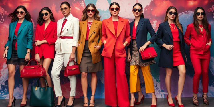 Farbkombination mit Rot