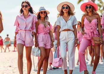Pink kombinieren Sommermode